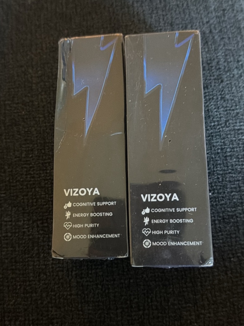 VIZOYA Cognitive Support Supplement Duo - Black Packaging